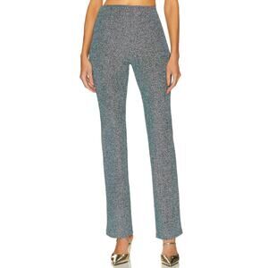 L'Academie Blue Straight Leg Pants
